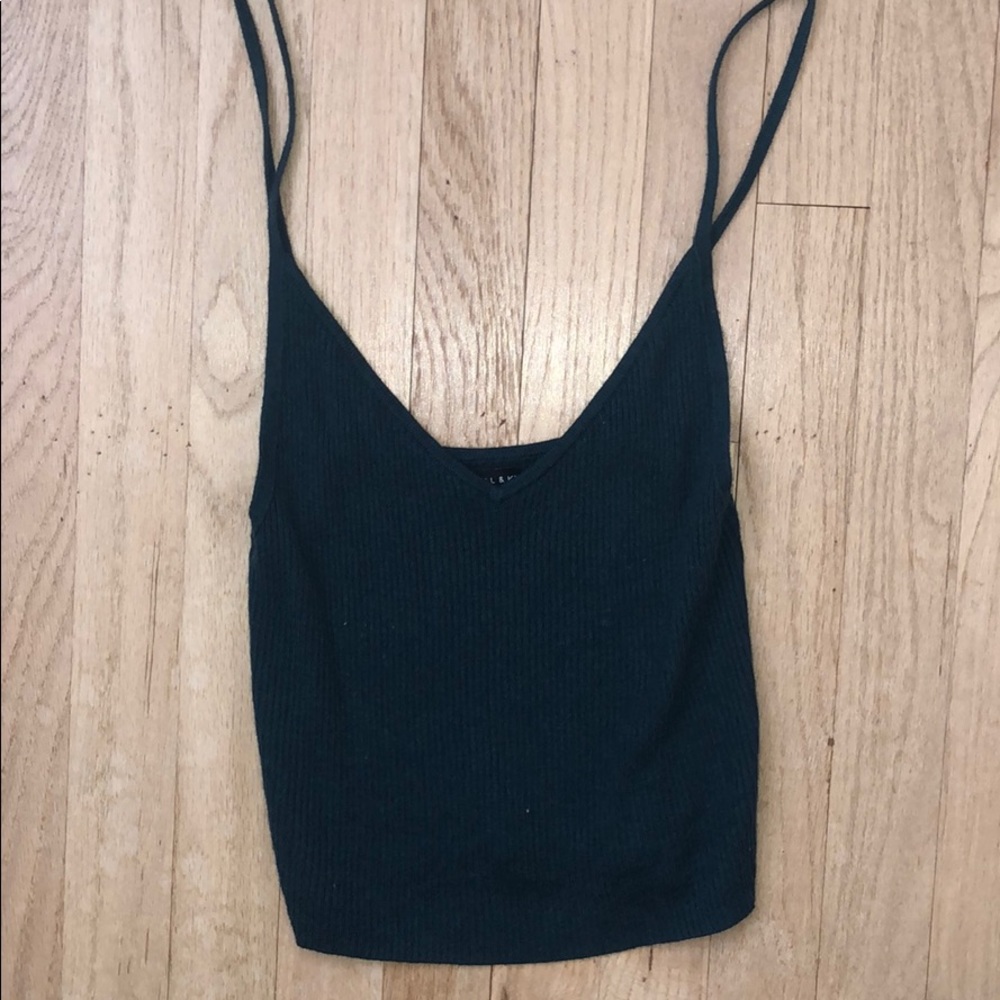 Kendall and Kylie Sweater Cropped Tank Top